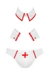 Рольовий костюм лікаря Passion 037 SET GREGORY Білий 2XL/3XL - зображення 3