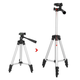 Штатив Tripod 3110 1.1 м с чехлом на телескопических регулируемых ножках из алюминия трипод тринога селфи палка Черный - изображение 5