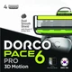 Картриджи Dorco для системы Pace6 для мужчин 6 лезвий 4 шт (8801038585666) - изображение 2