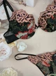 Комплект бюстгальтер знімний пуш анжеліка і трусики стрінги Miduo 80С-L маренго (33389) - изображение 3