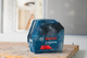 Лазерний рівень (нівелір) Bosch Professional GLL 2-10, сумка, 3 акум. 1.5 В, різьба кріплення 1/4, 5/8, робоча відстань 10 м (0601063L00) - зображення 2