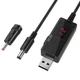 USB кабель с триггером для прямого питания роутера от павербанка Output 9V/12V 5.5x2.5mm/3.5x1.35mm - изображение 1