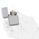 Запальничка Zippo 167 Armor High Polish Chrome сіра - зображення 5