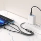 Кабель HOCO X76 3-in-1 Super charging cable (iP+Type-C+Micro) Black (6931474767400) - изображение 5