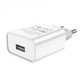 Сетевое зарядное устройство HOCO C81A + кабель USB - Type-C 1м 1USB, 2.1A White - изображение 3