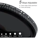 Светофильтр K&F Concept 40.5 mm Nano-X - ND8-ND128 - нейтрально-серый с переменной плотностью - изображение 3