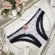Трусики сліп MLM літні c мереживом S/M біло-чорні (T_2063ЧБ) - изображение 1