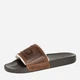 Мужские шлепанцы замшевые Ralph Lauren 667292842 42 (9) 28.5 см Коричневые (1159776863) - изображение 6