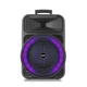 Портативная акустическая система с караоке микрофоном Winso RX-1228W-12"x1 Bluetooth колонка с RGB подсветкой 20W, 2400mAh - изображение 9