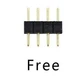 Кабель Спліттер 12V 4PIN RGB LED Strip Connector 1 -> 4 подовжувач перехідник 30см (788225944) Чорний - зображення 3
