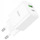 СЗУ Hoco N28 Founder PD20W+QC3.0 (1USB-A/1C) White - изображение 1