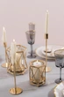 Набор подсвечников Стокгольм золотого цвета REMY-DECOR высота 19см 24см 29см набор 3 шт. 26522 - изображение 4
