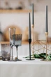 Подсвечник REMY-DECOR золотой металлический на длинной ножке высотой 28 см 1шт - изображение 4