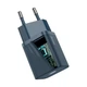 Зарядное устройство Блок и Кабель для Айфона Baseus Super Si 20W Быстрая зарядка Quick Charger Power Delivery + Кабель Type-C to Lightning 20W Синий - изображение 8