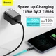 Зарядное устройство Блок и Кабель для Айфона Baseus Super Si 20W Быстрая зарядка Quick Charger Power Delivery + Кабель Type-C to Lightning 20W Чорный (TZCCSUP-B01) - изображение 14