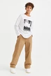 Штани H&M пх8548 бежеві 140 - зображення 6