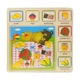 Деревянная игрушка Пазлы MD 1203, 30*30 см (Продукты) - изображение 1