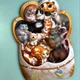 Деревянный пазл-вкладыш "Котики-муркотики" Ubumblebees (ПСФ133) PSF133 - зображення 10