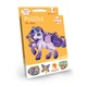 Дитячі пазли, що розвивають "Puzzle For Kids" Danko Toys, 2 картинки Єдиноріг фіолетовий (PFK-1100001111) - зображення 1