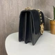 Замшевая женская мини сумочка клатч на плечо черная с золотом для девушек с птичками на цепочке - изображение 4