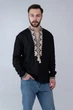 Чоловіча чорна вишиванка з льону 3XL | 56 UKR-1302 UkrGlamour - изображение 8