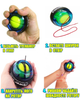 Кистевой тренажёр для мышц рук, предплечья, запястья POWER BALL гироскопический эспандер с ротором для тренировок Wrist ball - изображение 3