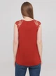Блуза H&M 0615042 S (58758S) Бордовый - изображение 2