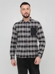 Рубашка ASOS 120918-29 M (45771M) Серый - изображение 1