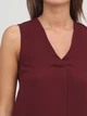 Блуза H&M 0647416 2XS (584922XS) Бордовый - изображение 4