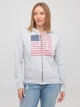 Худі на блискавці Woolrich N03101-81 S (46869S) Сірий - зображення 1