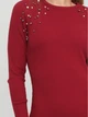 Сукня BEBE PLUS 22118 L (31638L) Червоний - зображення 4