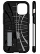 Чохол протиударний із підставкою Spigen Slim Armor ACS01548 для Iphone 12 Mini (5.4") Satin Silver - зображення 5