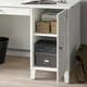 Письмовий стіл IKEA IDANAS 152х70 см білий (105.141.55) - зображення 6