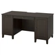 Письмовий стіл IKEA IDANAS 152х70 см коричневий (605.141.53) - зображення 1