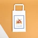 Пакет подарунковий eko-kraft 220*120*290 мм - 5 шт/уп Пакетик для святкового сувеніра з написом "I love my MOM" з ручками - зображення 5