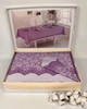 Скатерть Set Maison D'or 160х270+150x260+8psc Plain&Lace:331 DES. Purple - изображение 1