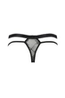 Чоловіча еротична білизна прозорі трусики 029 THONG COLLIN Чорний L/XL - Passion ( SO7558 ) - зображення 5