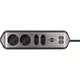 Подовжувач Brennenstuhl Estilo 4 розетки 2 USB порти 2 метри, чорний (1153590410) - зображення 1