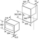 Kuchenka mikrofalowa do zabudowy BOSCH BFL634GB1 - obraz 5