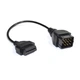 Переходник ГАЗ (Газель, Соболь, Волга, УАЗ) OBD 12 pin на 16 pin OBD2 - изображение 1