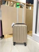 Чемодан пластиковый для ручной клади Lowcost лоукост Wizz Air 40 x 20 x 30 бежевый - изображение 1
