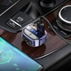 Автомобильный блютуз адаптор FM-трансмиттер HOCO E70 Модулятор Bluetooth MP3 с функцией быстрой зарядки + слот micro-SD PD30W+QC3.0 Громкая связь Черный - изображение 7