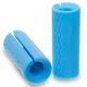 Расширители грифа YogaLife 12 х 4,8 см (2 шт) синие YL-RDGR12 (расширитель штанги с насечкой для пауэрлифтинга) - изображение 1
