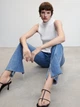 Топ женский Mango Perez 47017121-05 XL Экрю (8445922139094) - изображение 4