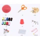 Набор для шитья insta sewing kit tasy to thread 18 едениц в пластиковом кейсе Красный - изображение 5
