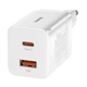 Зарядное устройство Блок Baseus 30W Super Si Pro Quick Charger Быстрая зарядка Tepe-C+USB 30W EU White - изображение 1