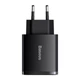 Сетевое зарядное устройство BASEUS CCXJ-E01 2xUSB Type-C 30W 3A PD QC черный - изображение 2