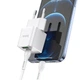 Адаптер сетевой HOCO Type-C to Lightning Cable Prestige charger set N20 |1USB/1Type-C, 20W, 3A, QC/PD| белый - изображение 4
