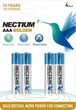 Щелочные батарейки Nectium AAA (LR03) blister 4шт/уп - изображение 1