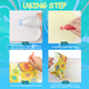 Набір для малювання на воді Jar Melo 12 кольорів Marbling Kit. Набір для марморування , ЕБРУ ( JA92606 ) - зображення 5